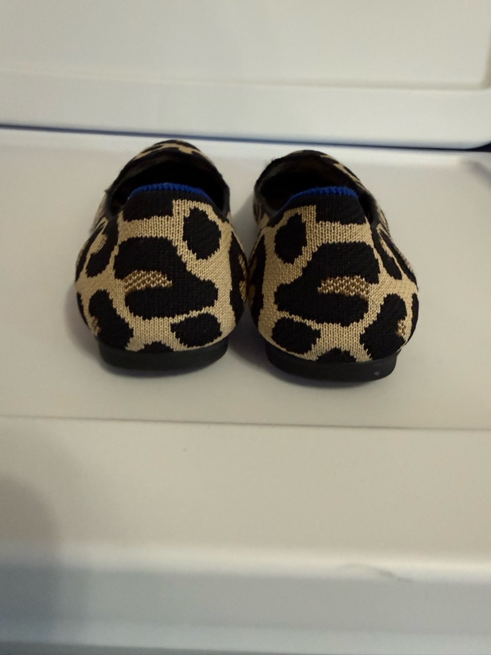 Rothy's The Almond Loafer Sz 9 Desert Cat Leopard - Picture 5 of 6